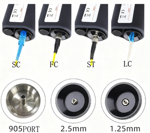 LED照明ファイバーエンドフェイテスターレーザー安全フィルター付きCLシリーズ400Xハンドヘルド光ファイバー検査顕微鏡 - Product Image 5