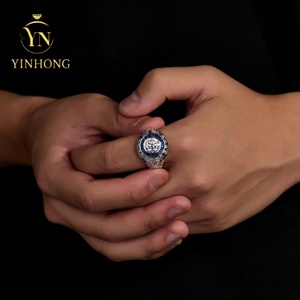 2025 Новинка, разноцветное кольцо с муассанитом, 18-каратное позолоченное 925, кольца из стерлингового серебра для женщин, унисекс, юбилей - Product Image 5