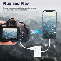 USB C zu USB Adapter, 3 in 1 USB C zu USB ein OTG Adapter mit 3,5mm Kopfhörer Audio Jack und Schnell ladeans chluss, USB-C Splitter