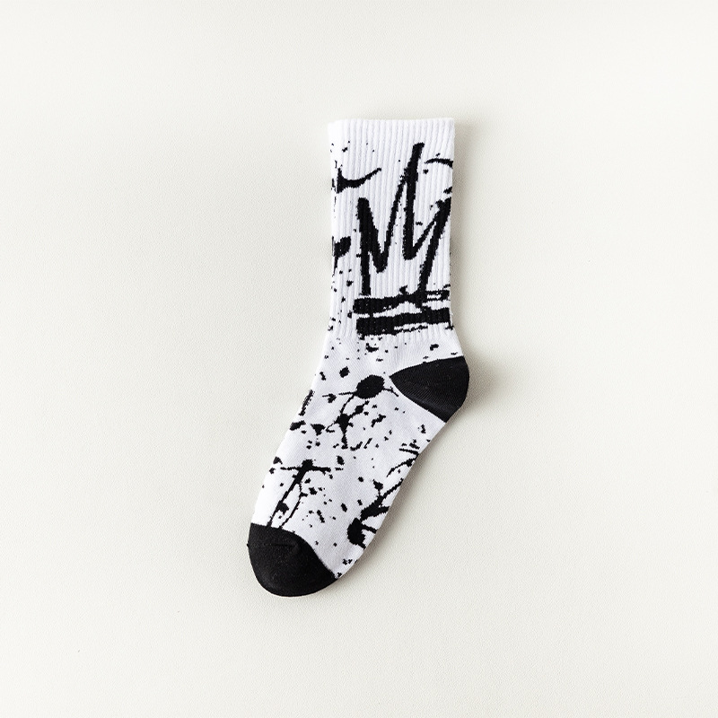 Manufacture Fashion Men's Basketball Sports Socks Hip-hop High Street Skateboard Socks
