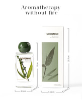 Difusor de Aromas Botánicos Personalizado de 130 ml con Mezcla de Esencias, Fragancia para el Hogar de Marca Privada para Tiendas de Regalos, Hoteles, Spas y Comercios