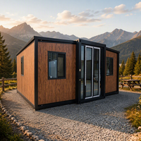 Maison conteneur extensible 30ft 40ft, cabane portable personnalisée, étanche, pour salon, chambre, bureau à domicile, hôtel