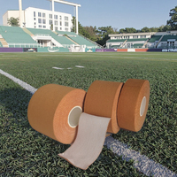 Bande adhésive sportive en tissu rayonne de 5 cm, colle à l'oxyde de zinc thermofusible, respirante, adhésion forte, rugby/football, unisexe, 7 couleurs, personnalisable