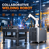 Robot Lengan Las Industri Efisiensi Tinggi, Mesin Las MIG Otomatis untuk Pekerjaan Pengelasan di Bengkel