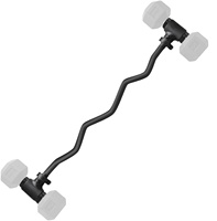 Barre d'haltères de conversion d'haltérophilie, musculation, haltères, barre d'haltères multifonctionnelle et réglable