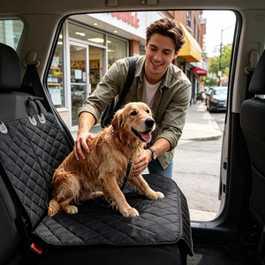 Funda Protectora para Asiento Trasero de Coche para Perros, Hamaca Antideslizante, Alfombrilla Lavable para Mascotas, para Perros Grandes y Medianos, Sedán, SUV, Camioneta - Product Image 6