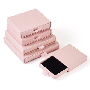 Caja de Joyería Personalizada con Cajón Deslizable, Color Rosa, de Lujo, para Pulseras, Collares, Anillos, Pendientes y Colgantes, Caja de Regalo - Product Image 4