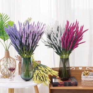 12 Fleurs artificielles en mousse PE Lavande <span class=keywords><strong>Provence</strong></span> pour décoration <span class=keywords><strong>de</strong></span> mariage, fournitures végétales, fleurs simulées, fabricant d'herbes décoratives - Product Image 2