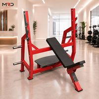 MRD Commercial Incline Bench Press Machine Heavy Duty Plate Loaded Upper Chest Trainer for Gym