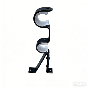 Supports de <span class=keywords><strong>tringle</strong></span> à rideau réglables 25 mm 28 mm, supports muraux en métal durables avec vis - Product Image 2