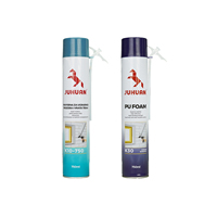 Mousse de montage en polyuréthane expansé noir 750 ml, mousse de remplissage de joints en PU, utilisée pour l'isolation des bâtiments et de la construction
