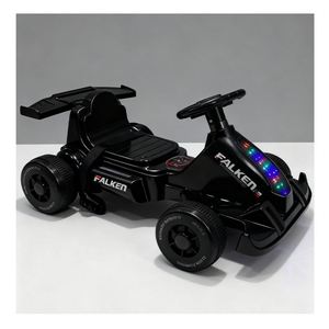 Battery Powered Sound Light Learning 4 <b>Wheels</b> Ride on Car Red 380 Motor Enhanced <b>Plastic</b> Structure for All Day Riding - Product Image 2