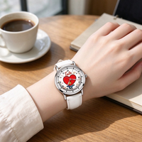 Montre en cuir personnalisée BT21 Line Friends avec gravure, longue autonomie, merch K-pop anime, cadeau pour fans, vente en gros