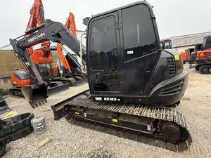 Excavadoras pequeñas Kubota Black King Kong KX183 y KX185, excavadoras de ocho toneladas de segunda mano, utilizadas para la construcción municipal. - Product Image 5