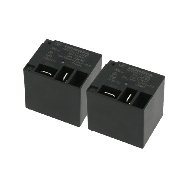 Original Hongfa HF2100-1A-12DE 30A 240VAC 4 Pin Relay 1 Form a HF2100-1A-24DE 30A 12V 24VDC JQX-2100 High Power Relay New