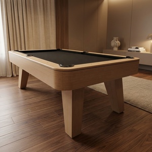 Table de <span class=keywords><strong>billard</strong></span> de luxe moderne avec cadre en bois massif, plateau en ardoise, feutre multicolore et poches de récupération, disponible en 7ft, 8ft, 9ft - Product Image 2