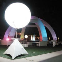 Tente gonflable de dôme d'araignée de led éclairage musique décoration de fête