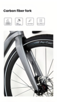 Nouvelle arrivée, fourche en carbone légère GRAVEL V3, jante en alliage d'aluminium, groupe 13 vitesses, vélo de route sportif pour l'extérieur, directement de l'usine