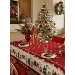 नए क्रिसमस उज्ज्वल लाल टेबलसूट उत्सव वाटरप्रूफ नए साल होम रेस्तरां पार्टी टेबलसूट - Product Image 4
