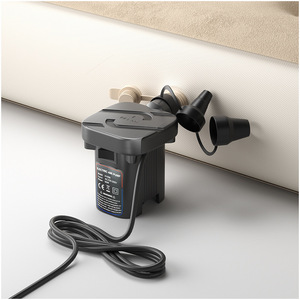 Pompe à air électrique portable Pursuefree 10,26 kg noire, alimentation CA, pour gonflage de produits à air, usage domestique et extérieur - Product Image 2