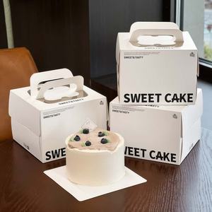 Boîte à gâteau ronde transparente de 12 pouces avec fenêtre pour gâteaux d'anniversaire, de mariage et pâtisseries - Boîte à dessert durable - Product Image 5