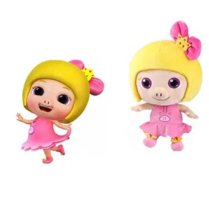 Peluche de peluche con logotipo personalizado muñeca mascota corporativa OEM ODM juguetes para niños