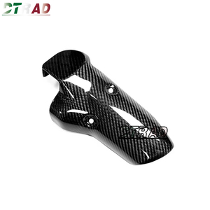 Pour BMW R1300GS <span class=keywords><strong>ADV</strong></span> R 1300 GS R1300 GS Adventure 2023 2024 2025 – Cache de protection d'échappement droit en fibre de carbone véritable - Product Image 6