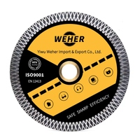 Lame de Scie Diamantée X-Turbo de Haute Qualité 115mm pour la Coupe et le Meulage du Granit, Marbre, Carrelage, Super Disque de Coupe pour Porcelaine et Céramique