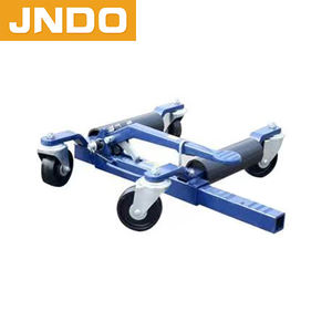 Haute qualité 750kg élévateur de pneu hydraulique véhicule Jack roue chariot voiture déménageur à cliquet chariot de remorquage avec 4 roues universelles - Product Image 2