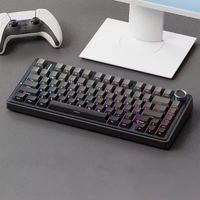Teclado Mecánico Aula F75 75% con Cable, Inalámbrico 2.4G, RGB, Intercambiable en Caliente, en Inglés y Árabe