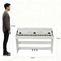 Beisite T-185 Factory ODM/OEM Digital Piano 88 Key Hammer Keyboard Portable Solid Wood Soundboard Electronic Digital Piano Sale