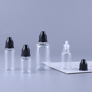 Flacons compte-gouttes cosmétiques pour les <span class=keywords><strong>yeux</strong></span> de 5 ml et 10 ml, flacons compte-gouttes en PET pour <span class=keywords><strong>lubrifiant</strong></span>, flacons en plastique transparent - Product Image 3