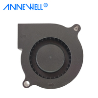 Ventilateur turbo silencieux WDF 5015 5V 3500ROM 0.6W Économie d'énergie Faible consommation d'énergie Roulement à billes 5015mm pour module WiFi Ventilation Ventilateur CC