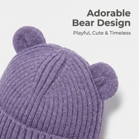 Gorro Infantil Unisex de Algodón Tejido a Mano, Grueso, Cálido, Ecológico, Transpirable, Absorbente de Sudor, Deportivo, para Exteriores, Personalizable