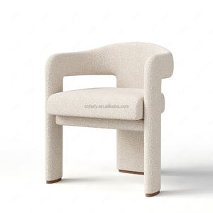 Móveis de Sala de Jantar de Estilo Simples e Luxuoso FERLY, Conjunto de Mesa de Madeira com 6 Cadeiras - Product Image 6