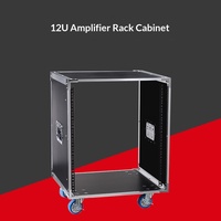 Rack de transport simple en aluminium blanc pour amplificateur, équipement audio domestique et KTV, avec 8/12/16 espaces