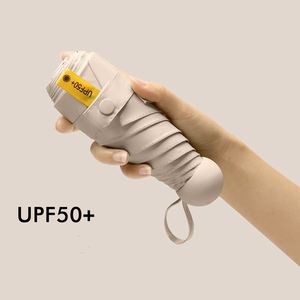 Mini Paraguas de Bolsillo con Protección UV, Plegable en Cinco Secciones, Accesorio de Viaje, Regalo Empresarial, Estuche Rígido, Protección Solar y de Lluvia - Product Image 2