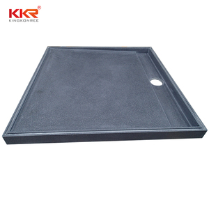 Chips rectángulo baño Base personalizado sólido superficie piedra resina plato <span class=keywords><strong>de</strong></span> <span class=keywords><strong>ducha</strong></span> - Product Image 4