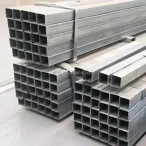 ASTM A530/A519/A53 laminados a frio galvanizados por imersão a quente retangular quadrado oco tubo de aço casas pré-fabricadas aço soldado