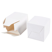 Emballage cadeau blanc pour mariage, 50 pièces, boîtes d'emballage Kraft en papier pour savon, bonbons, chocolat, savon fait à la main, DIY