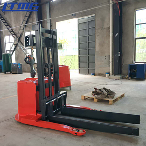 LTMG2022新しいタイプの自動ストラドルレッグスタッカー1000kg1500kg 2ton 3ton AGV電動スタッカー、2mダブルマスト付き - Product Image 2