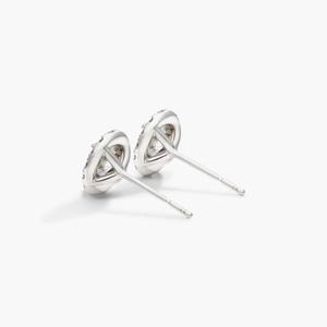 High Shine 925 <b>Sterling</b> <b>Silver</b> Moissanite Diamond <b>Stud</b> Earrings Premium Fine Jewelry for Women Bridal Anniversary Birthday Gift - Product Image 5