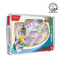 Boîte de présentation TCG pour collectionneurs, protection UV, édition 30e anniversaire, en acrylique avec couvercles magnétiques, directement de l'usine