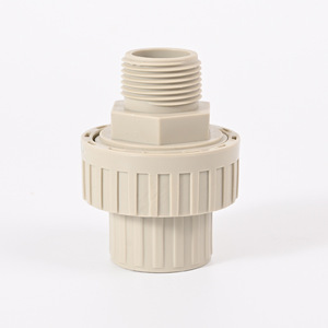 Unión de Rosca Externa PPH de 4 Minutos y 40 Segundos, Accesorios de Conector para Tubería de PVC/Agua Química con Diseño de Rosca Externa - Product Image 1