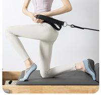 Calcetines de Yoga y Pilates Profesionales Antideslizantes de Cinco Dedos, Personalizados, con Puño en la Parte Inferior, Tejidos para Otoño, Ecológicos y Transpirables