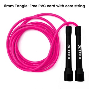 Corda per Saltare JY 6mm in PVC Regolabile con Manici Infrangibili e Corda in PVC Ultra-Resistente Anti-Piegamento - Product Image 5