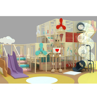 Équipements d'intérieur de jeux souples, espace pour jouer à l'intérieur, parc à thème personnalisé, avec piscine de balles interactive