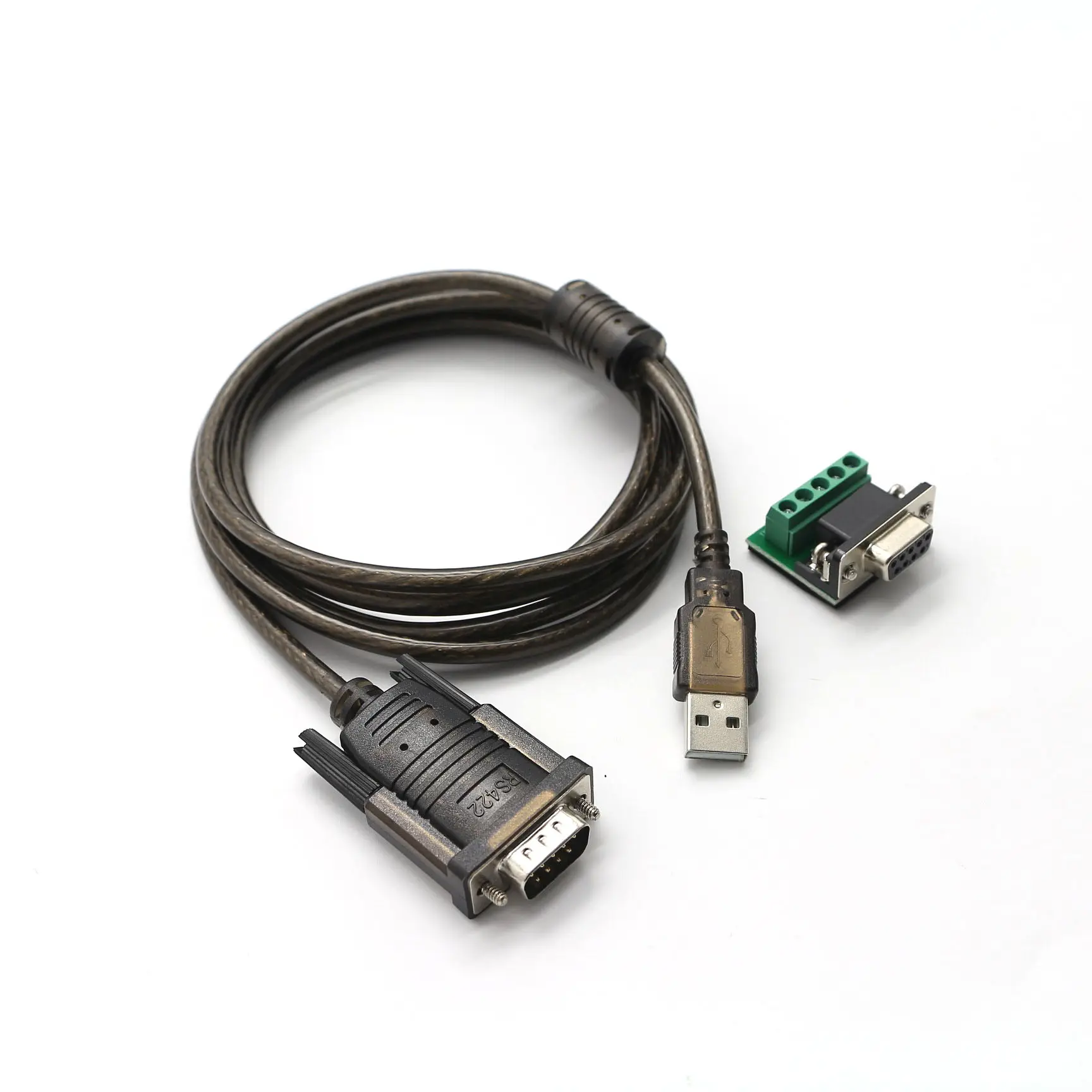 OEM/ODM USB RS485 RS422 a DB9 Cable serie full-duplex con Chipset FTDI para Windows 10 Vista XP 2000 Linux Mac