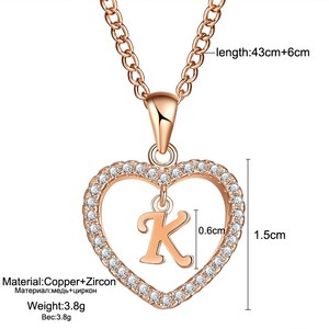 De plata de oro rosa 100 idiomas <span class=keywords><strong>te</strong></span> amo proyección colgante gargantilla Collar para la memoria de amor romántico - Product Image 2