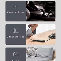 Câble de charge rapide USB-C vers USB-C 3A en cuivre pur, spirale auto-enroulante de 1 m, jaune, haute qualité, pour écouteurs